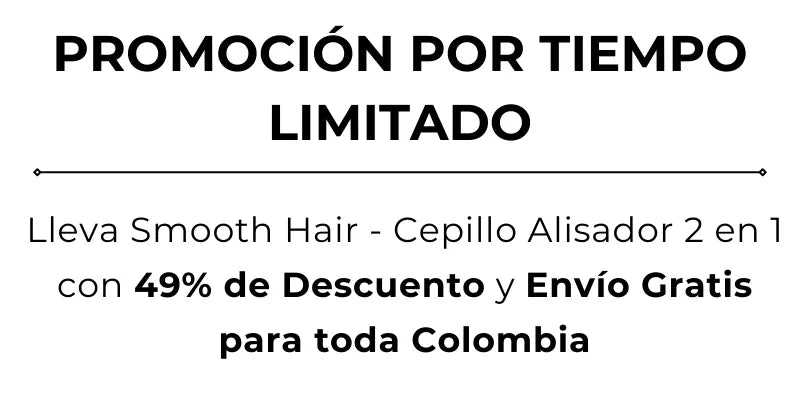 Smooth Hair®- Cepillo Alisador 2 en 1