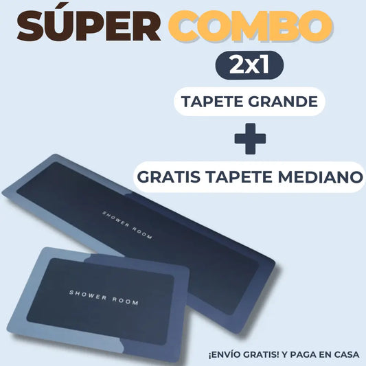 COMBO PREMIUM - 2x1 TAPETE GRANDE + GRATIS TAPETE MEDIANO🎁- AQUASHIELD™